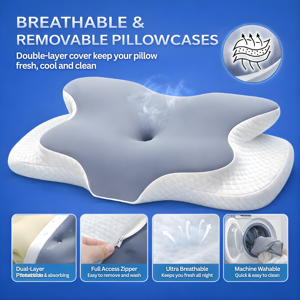 OrthoXFlex™ Cervical Support Pillow for Neck Pain Relief
