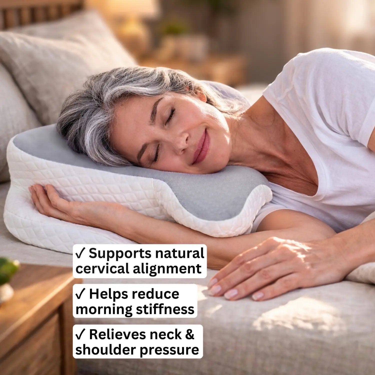 OrthoXFlex™ Cervical Support Pillow for Neck Pain Relief