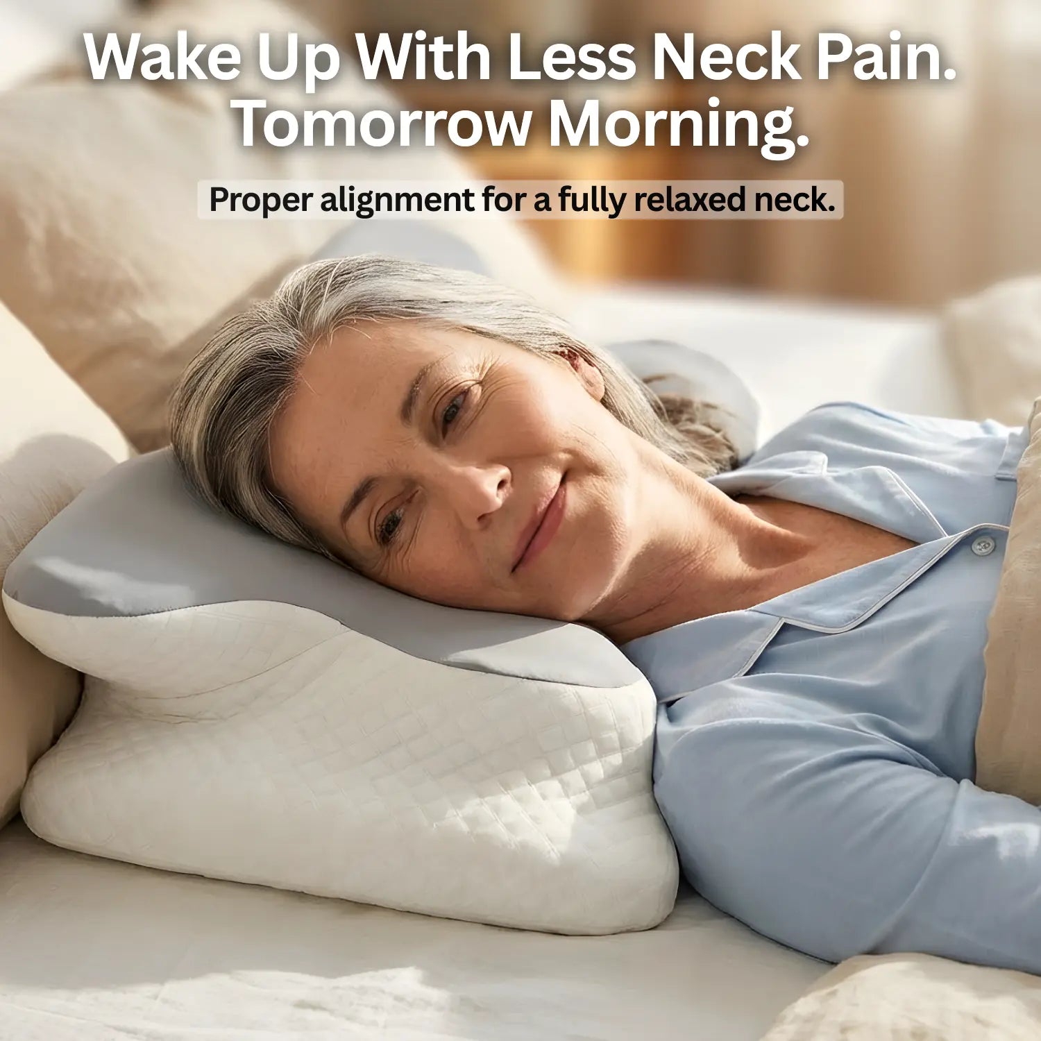 OrthoXFlex™ Cervical Support Pillow for Neck Pain Relief